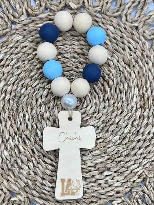 School Spirit Rosary | Personalized High School Keepsake