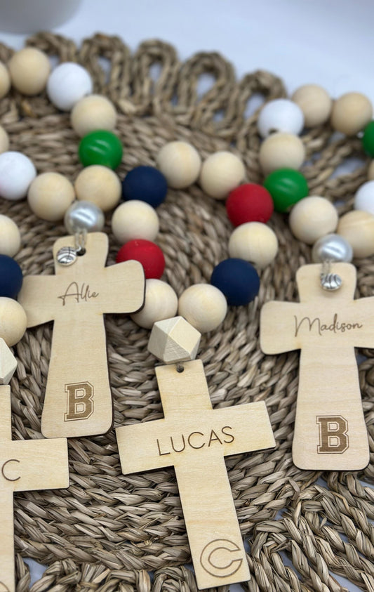 School Spirit Rosary | Personalized High School Keepsake