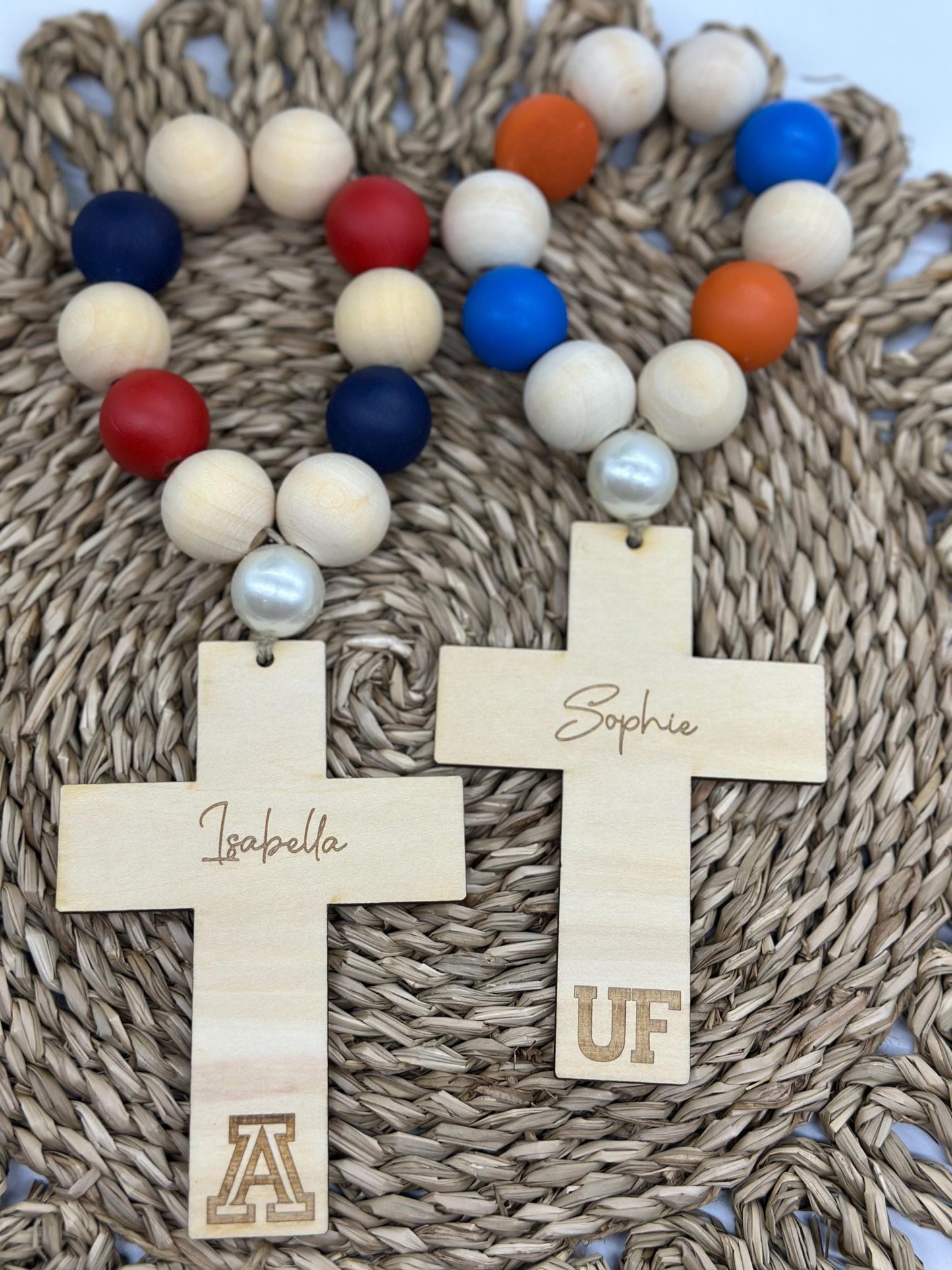 College Rosary Gift for: Dorm Decor, College Acceptance, College Decor, Graduation, Personalized Rosary