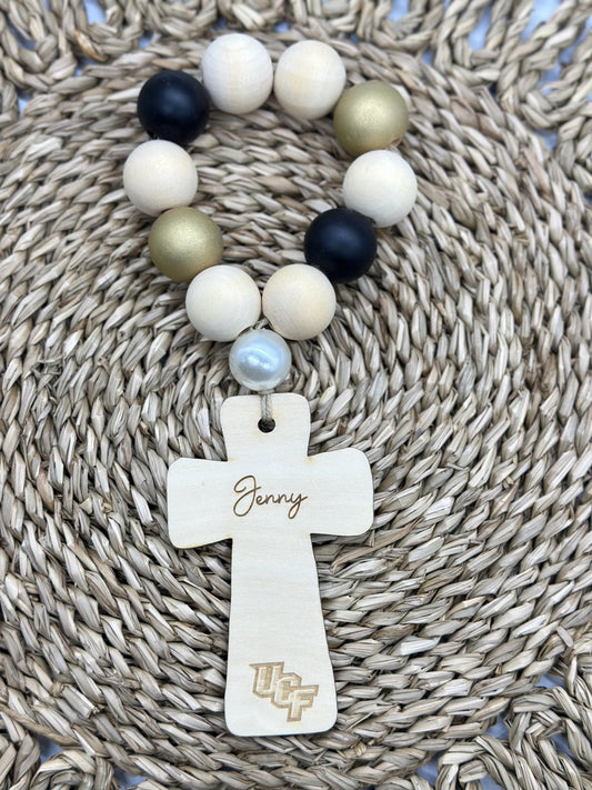 College Rosary Gift | Personalized Prayer Beads for Dorm & Graduation