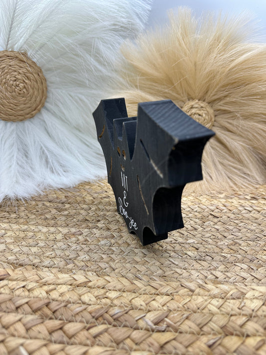 Halloween Wood Bat Home Decor
