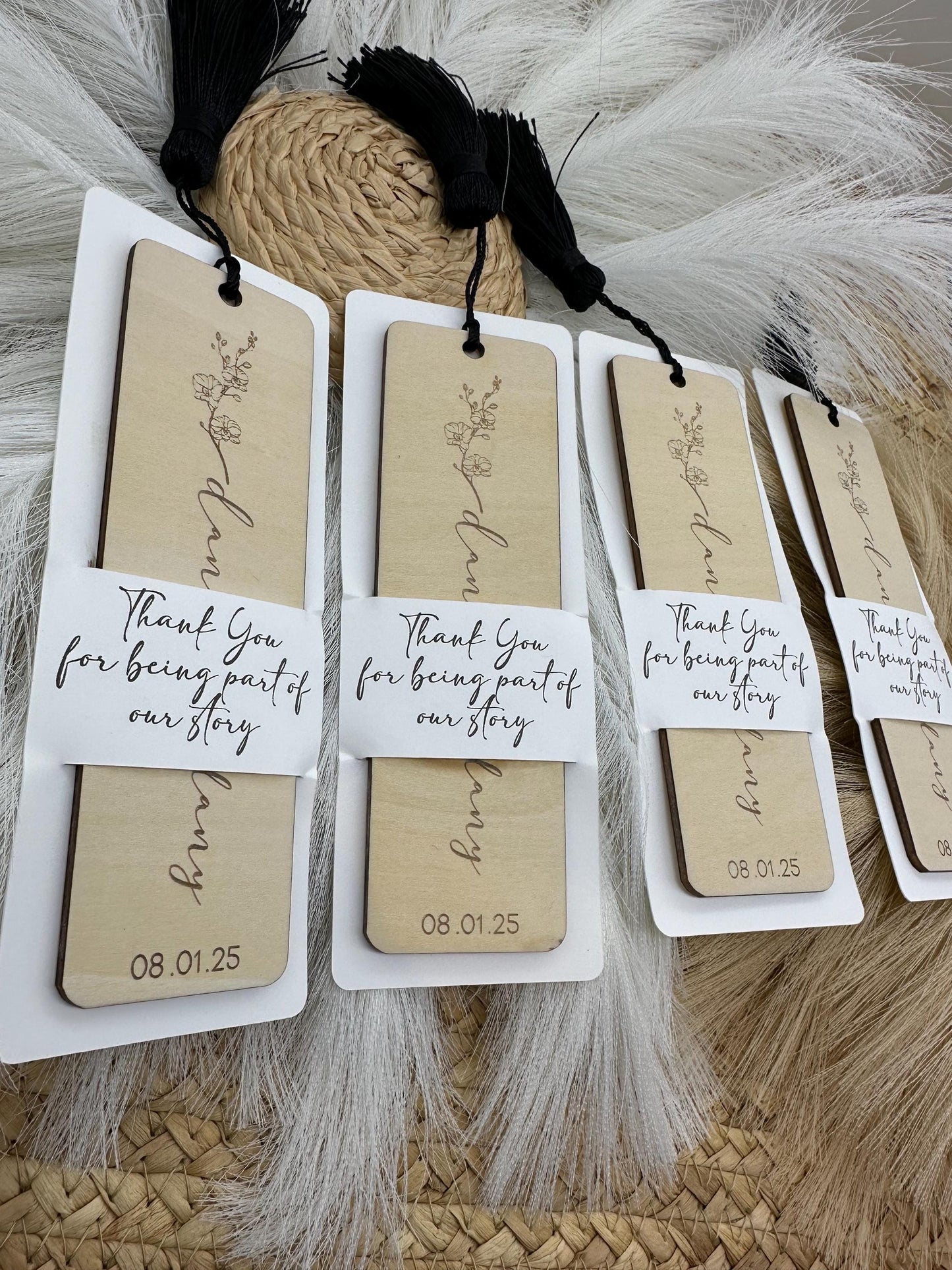 Personalized Wedding Favors| Bookmarker Favors | Bridal Shower Keepsake | Gift for Guest