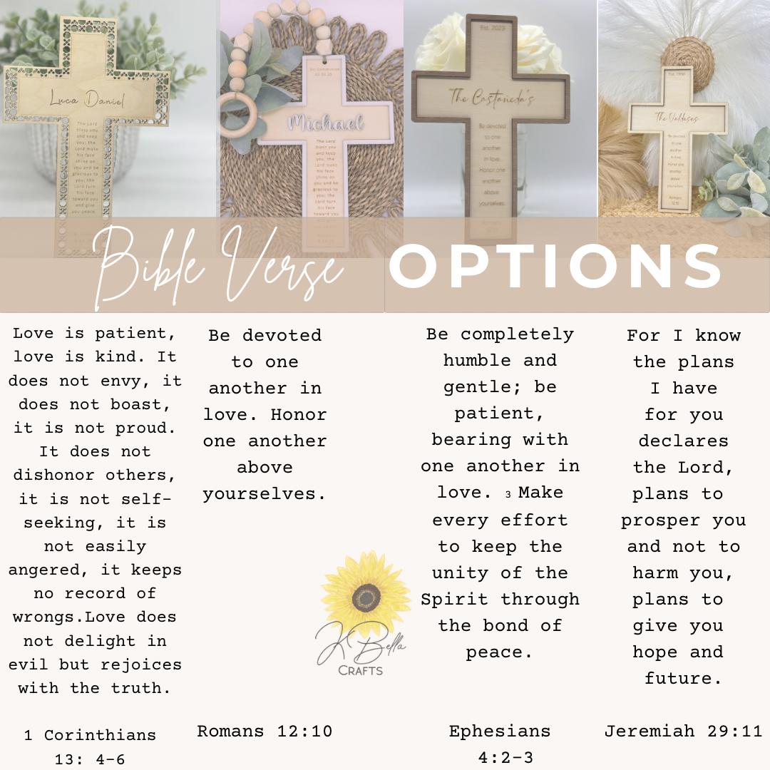 Wedding Cross | Personalized Wedding Gift | Personalized Cross | Wedding Shower Gift | Wood Cross | Anniversary Gift | Housewarming Gift