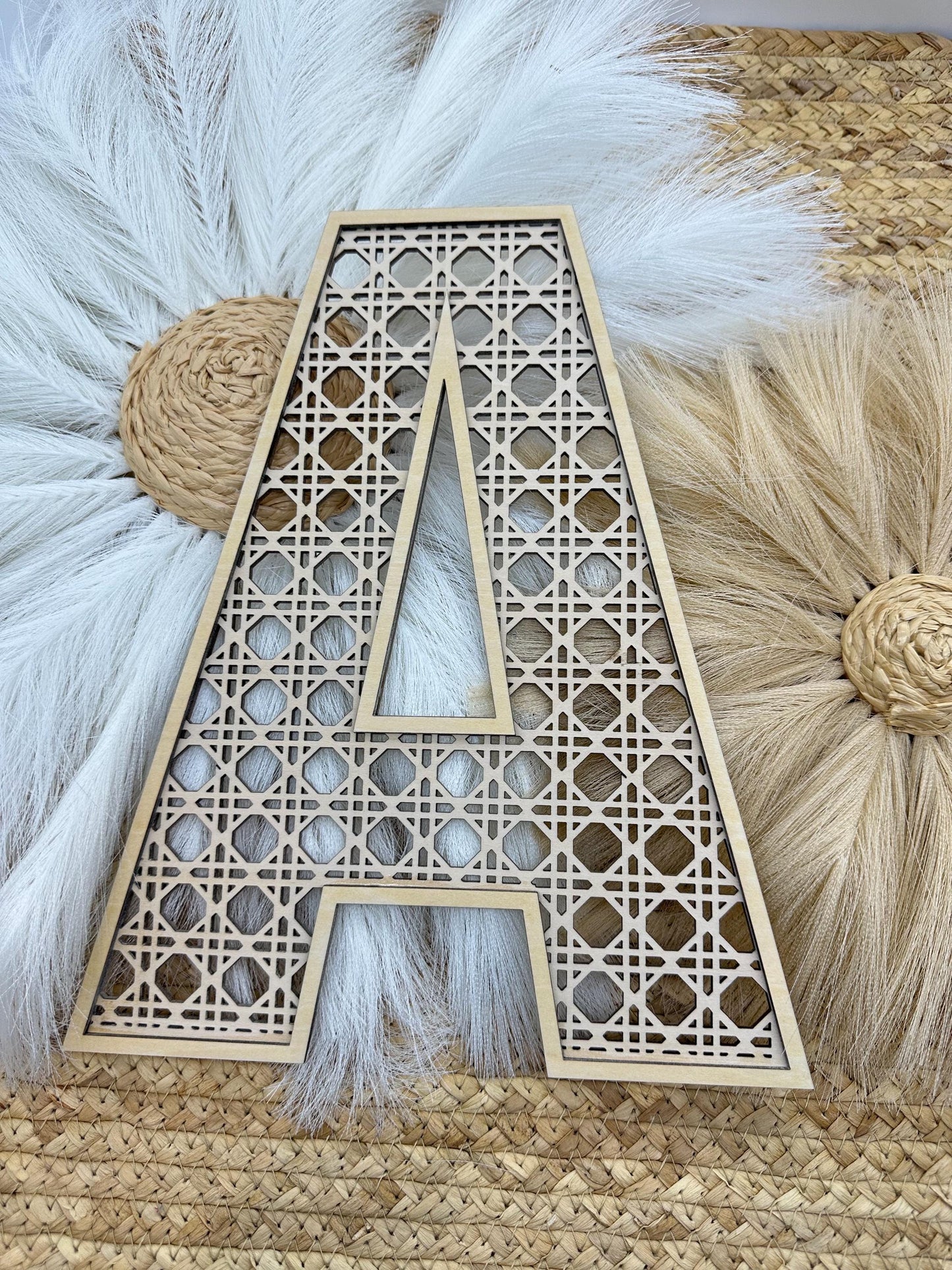 Rattan Letters & Initials