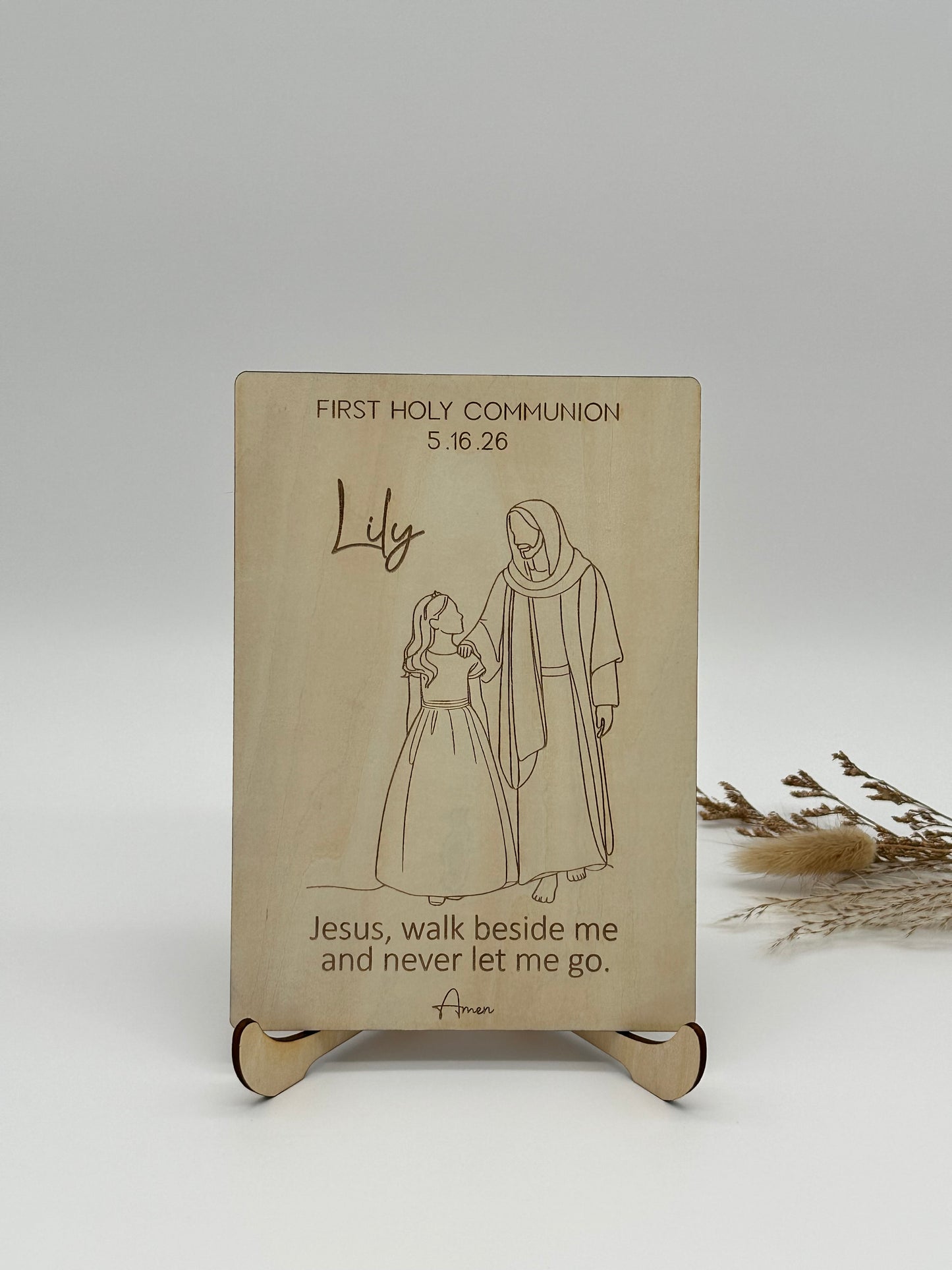 Child Walking with Jesus