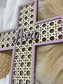 Personalized Rattan Cross