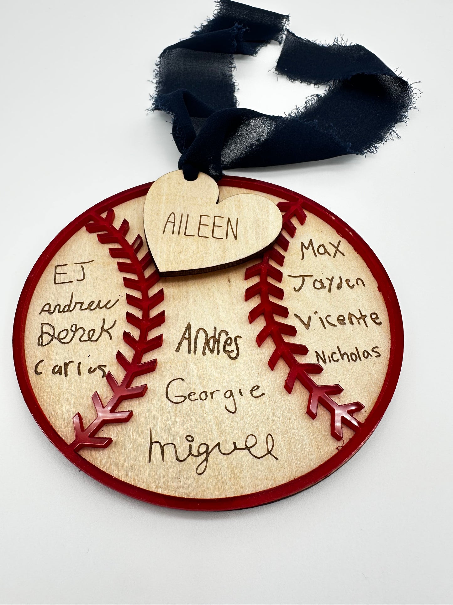 Personalized Handwriting Sports Ornament