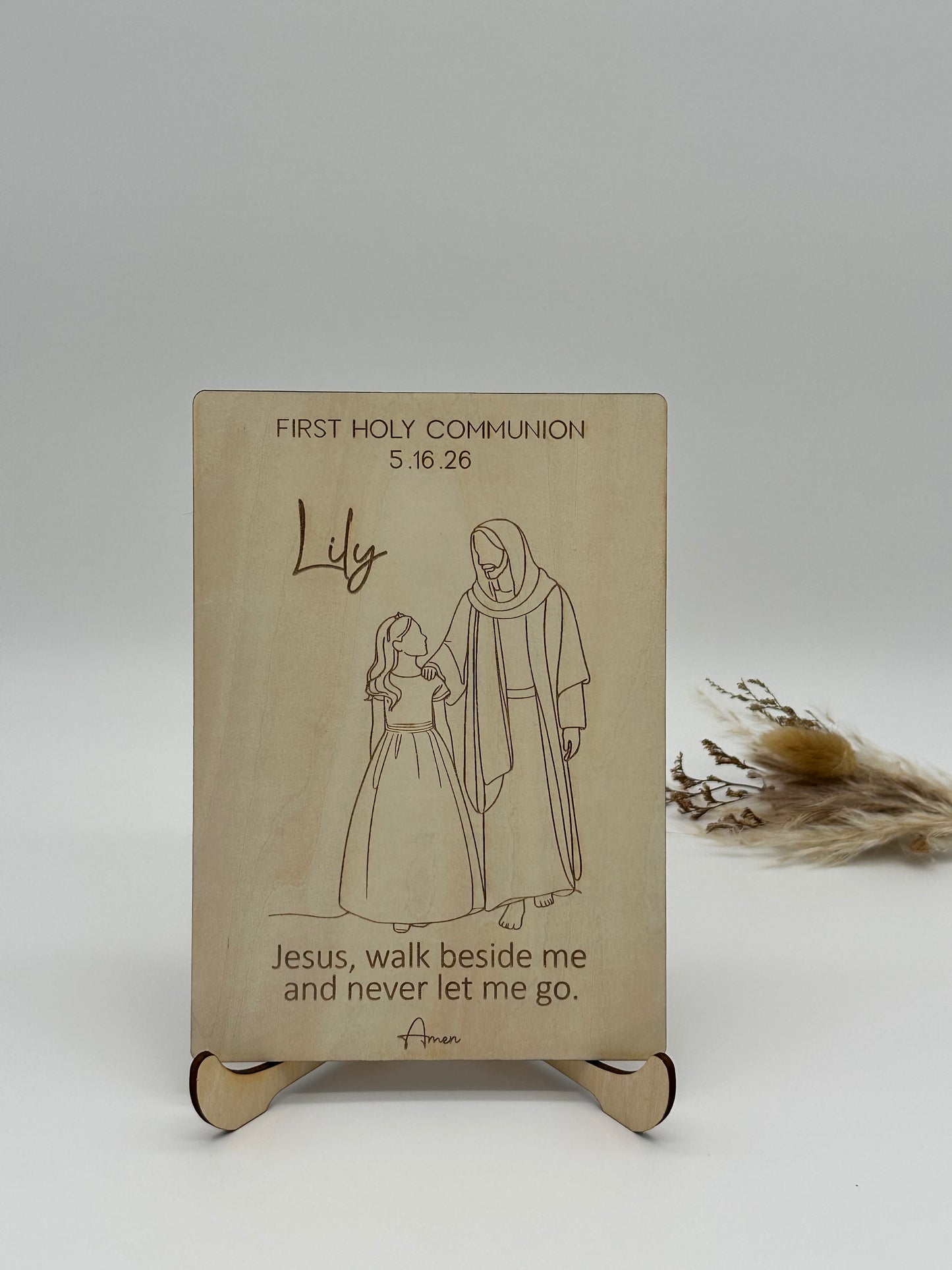 Child Walking with Jesus