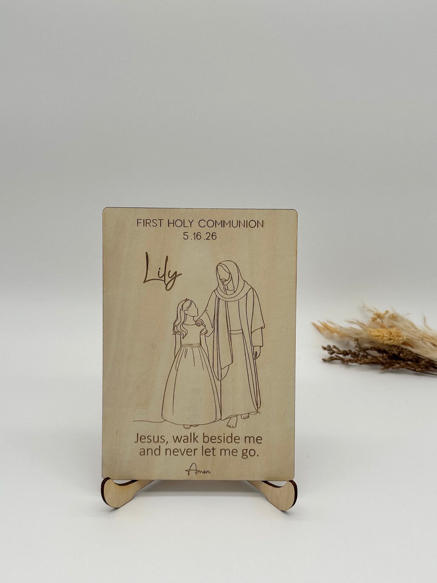 Child Walking with Jesus