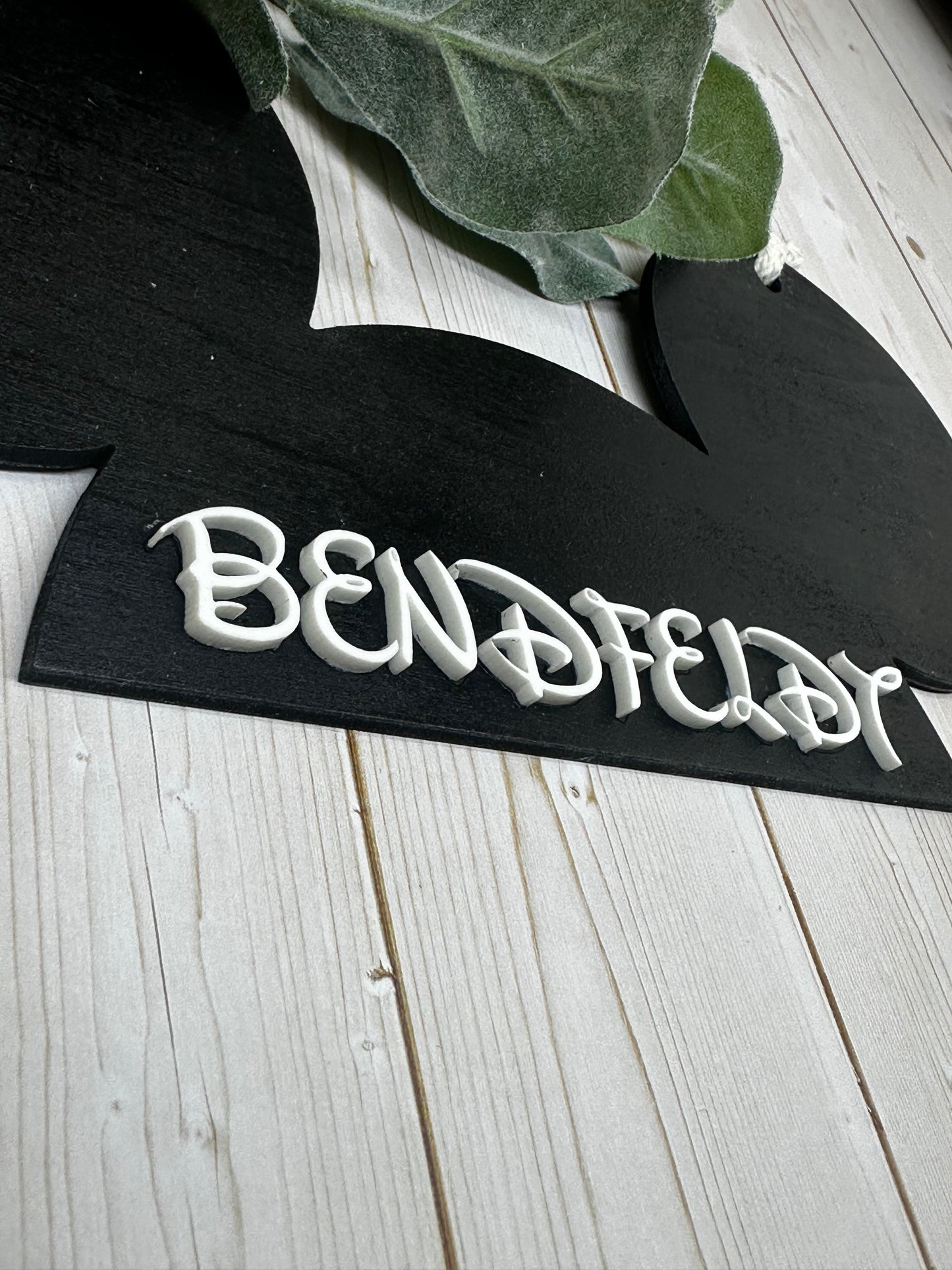 Personalized Mickey & Minnie Stroller Sign
