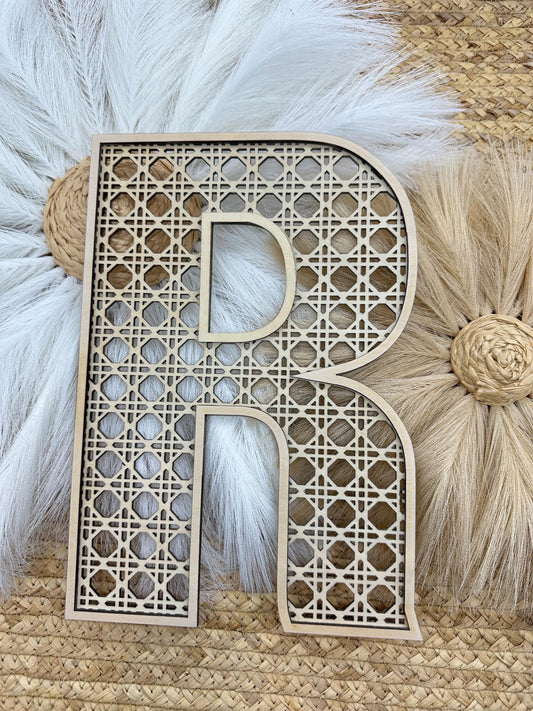 Rattan Letters & Initials