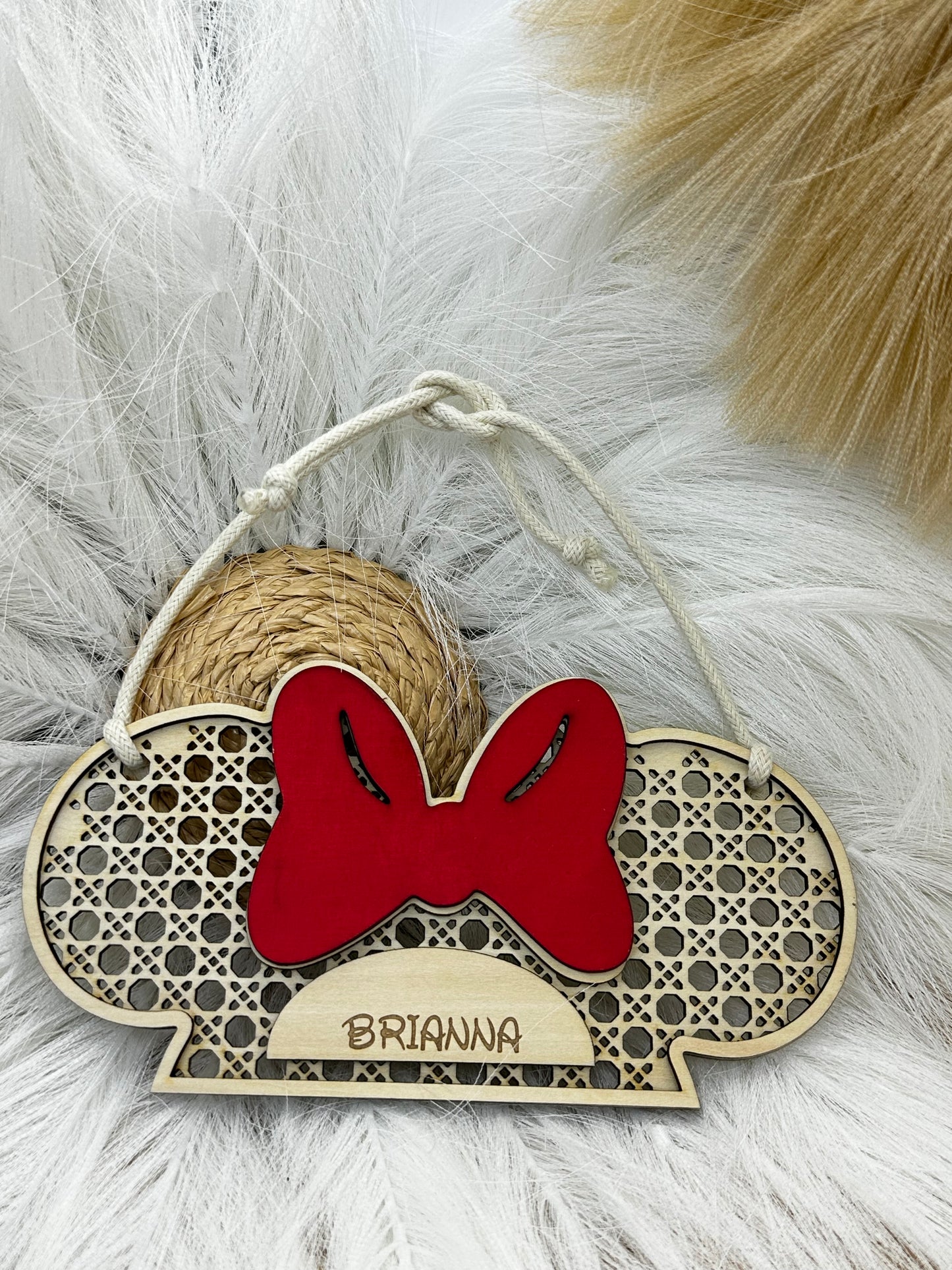 Personalized Mickey & Minnie Stroller Sign