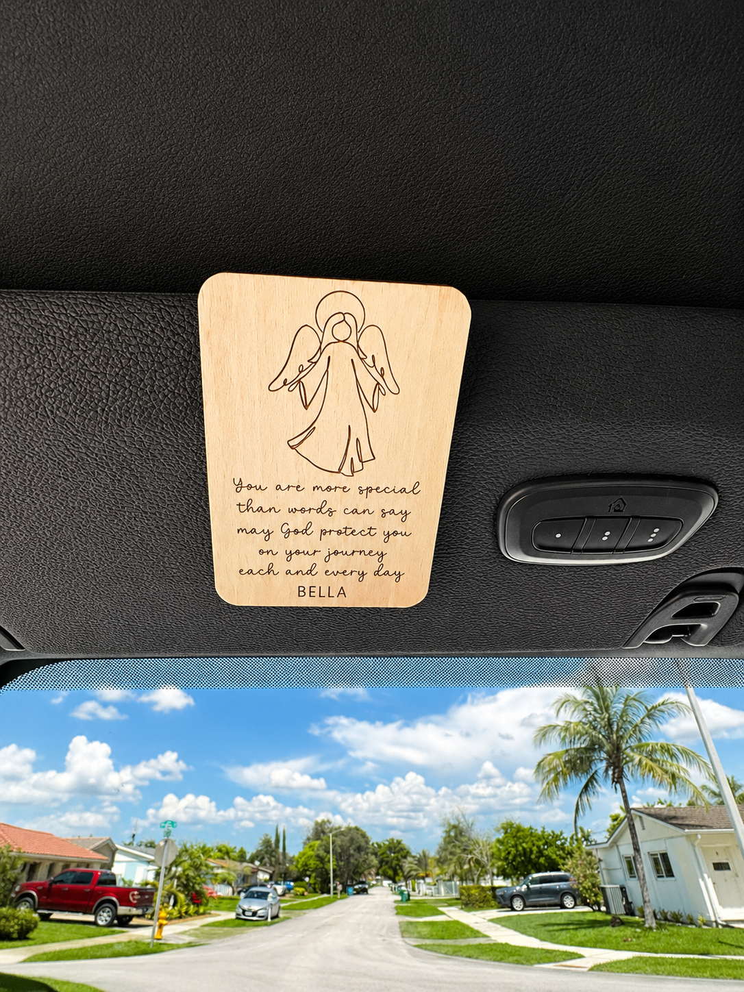 Car Visor Clip: Angel or St. Michael