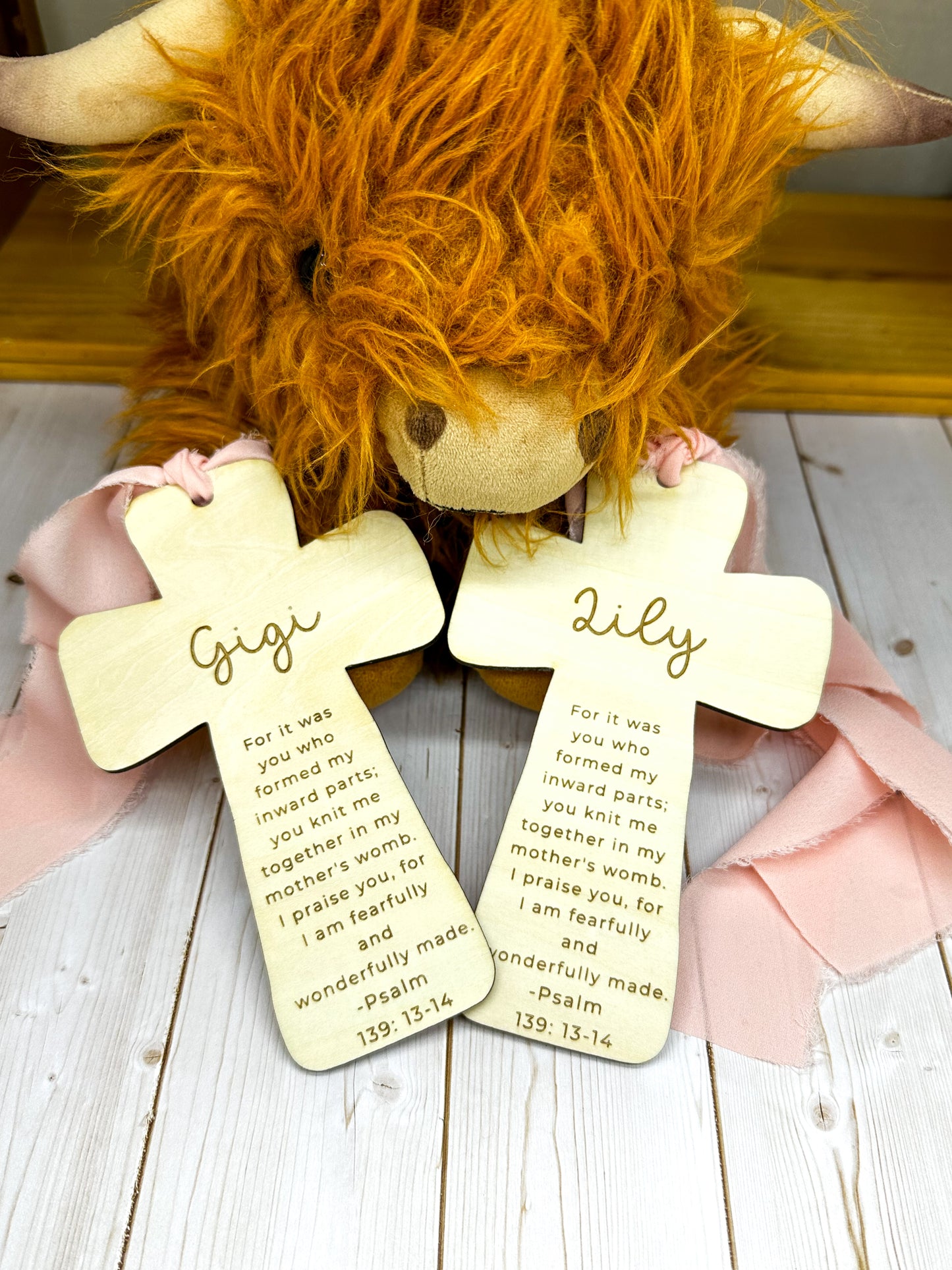 Personalized Sacrament Cross Ornament