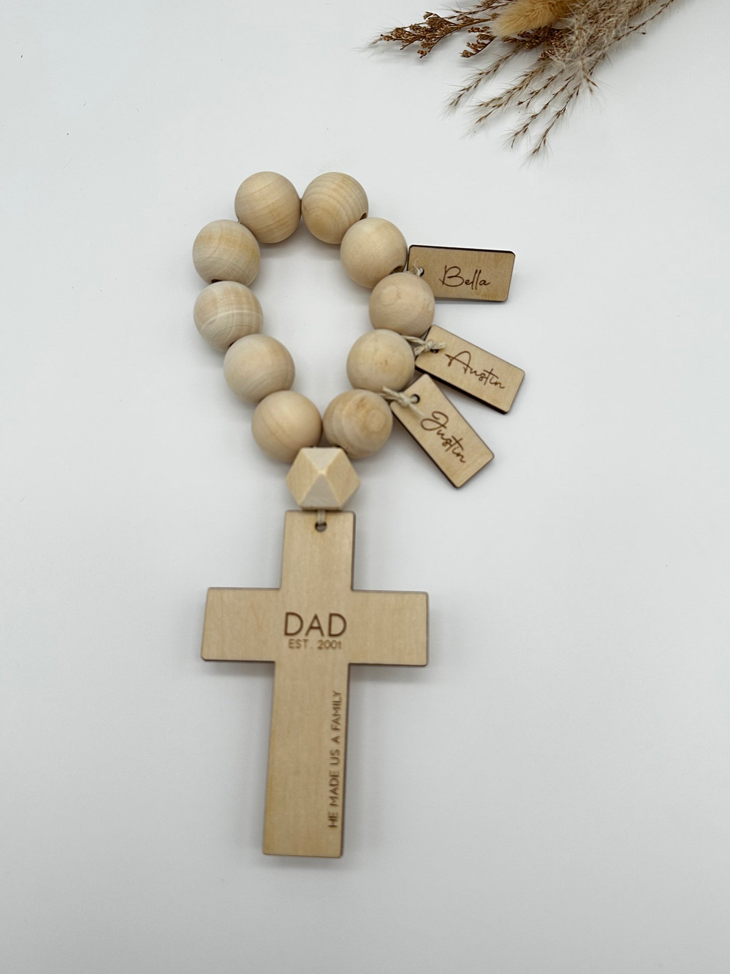 Dad Rosary with Kids’ Names