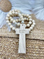 Full Wood & Pearl Rosary