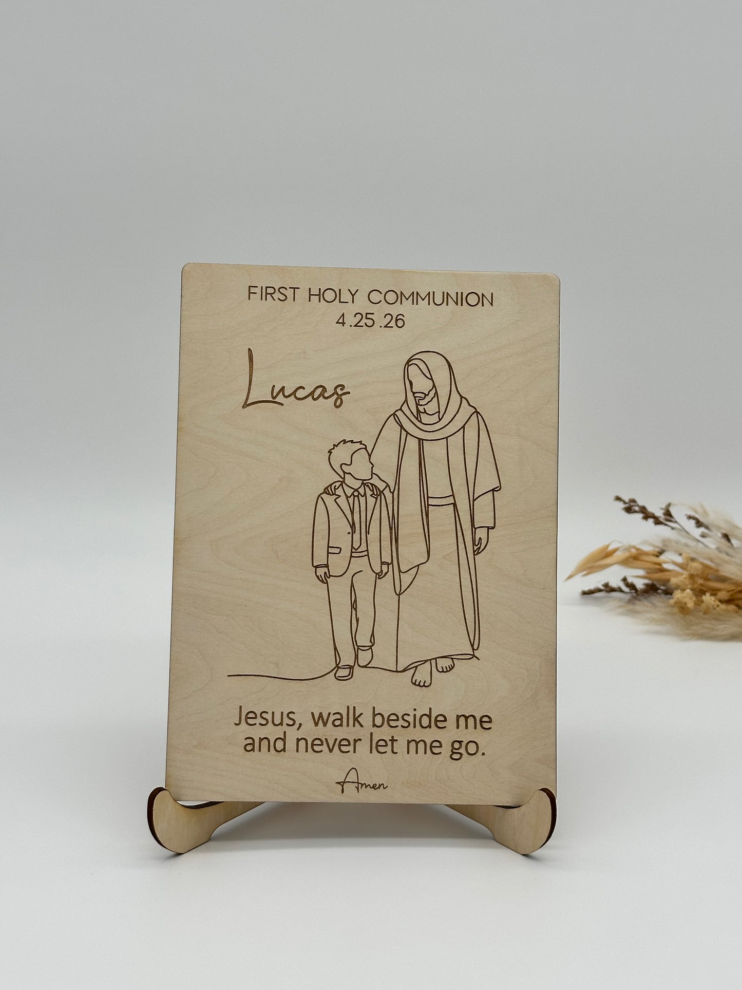 Child Walking with Jesus