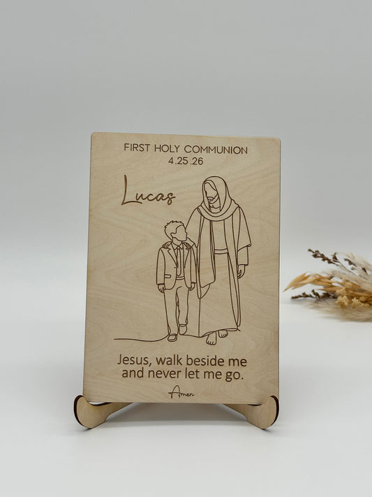 Child Walking with Jesus
