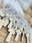 Stone Decade Rosary with Pearls: Baptism/Communion Gift