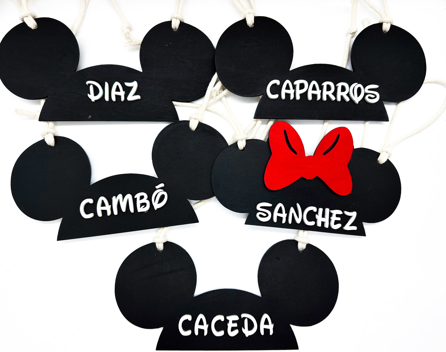 Personalized Mickey & Minnie Stroller Sign