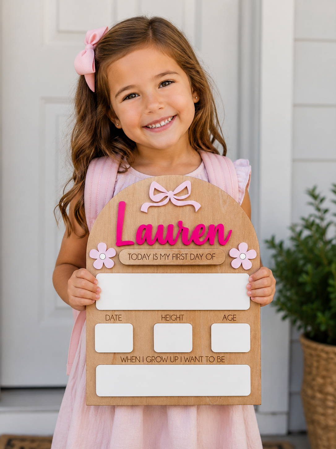 Personalized Back-to-School Sign