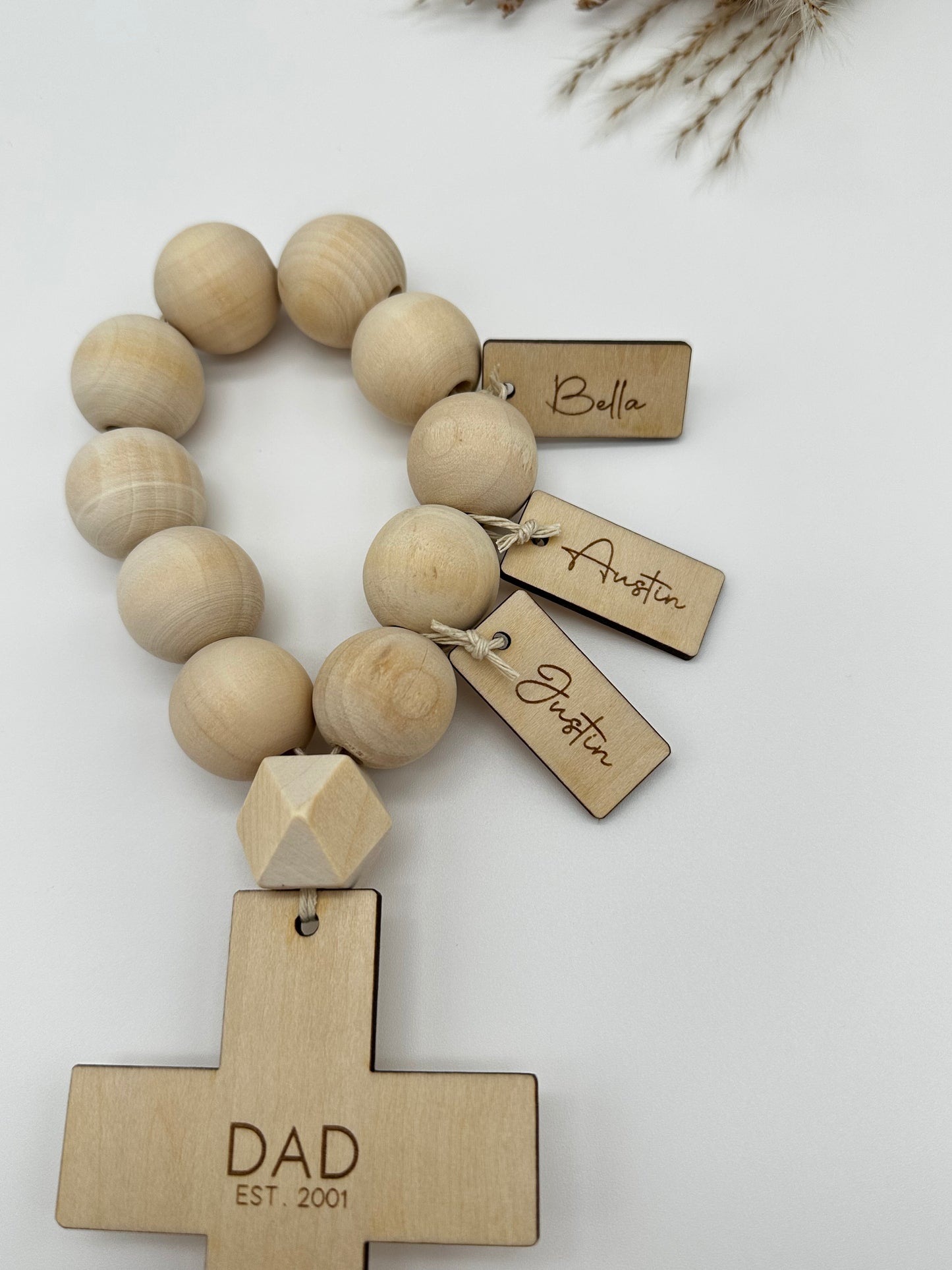 Dad Rosary with Kids’ Names