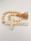 Grateful Heart Cross | Rustic White Inspirational Gift