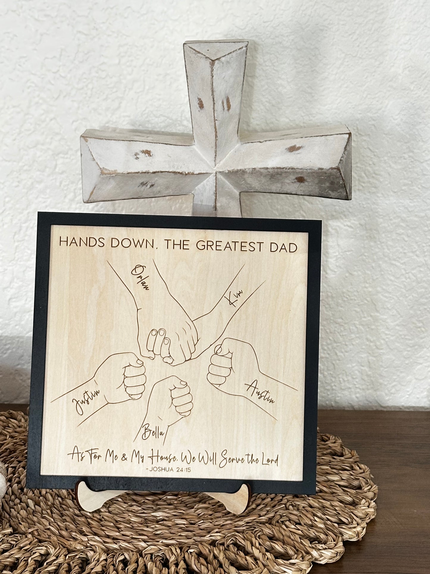 Hands Down the Greatest Dad Sign