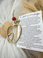 Teacher Appreciation Gift: Apple Ornament with Heart