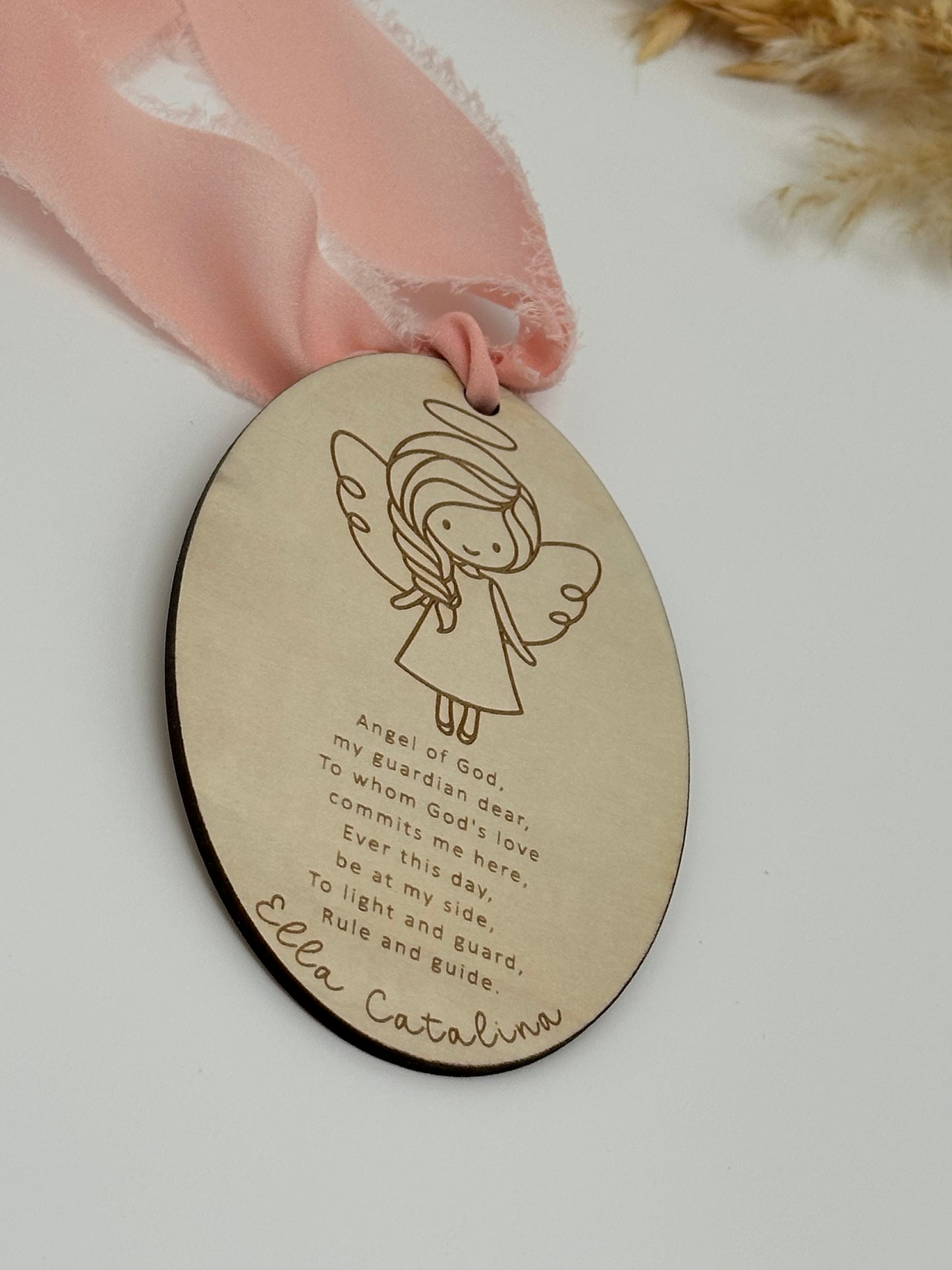 Personalized Guardian Angel Charm