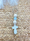 Baptism Favor Key Chains | Beaded Cross Key Chain | Favors | Sacred Gift