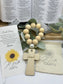 Wood Bead Rosary: Faith Prayer Beads with Wood Cross