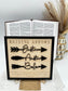 Raising Arrows Personalized Wood Sign