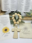 Wood Bead Rosary: Faith Prayer Beads with Wood Cross