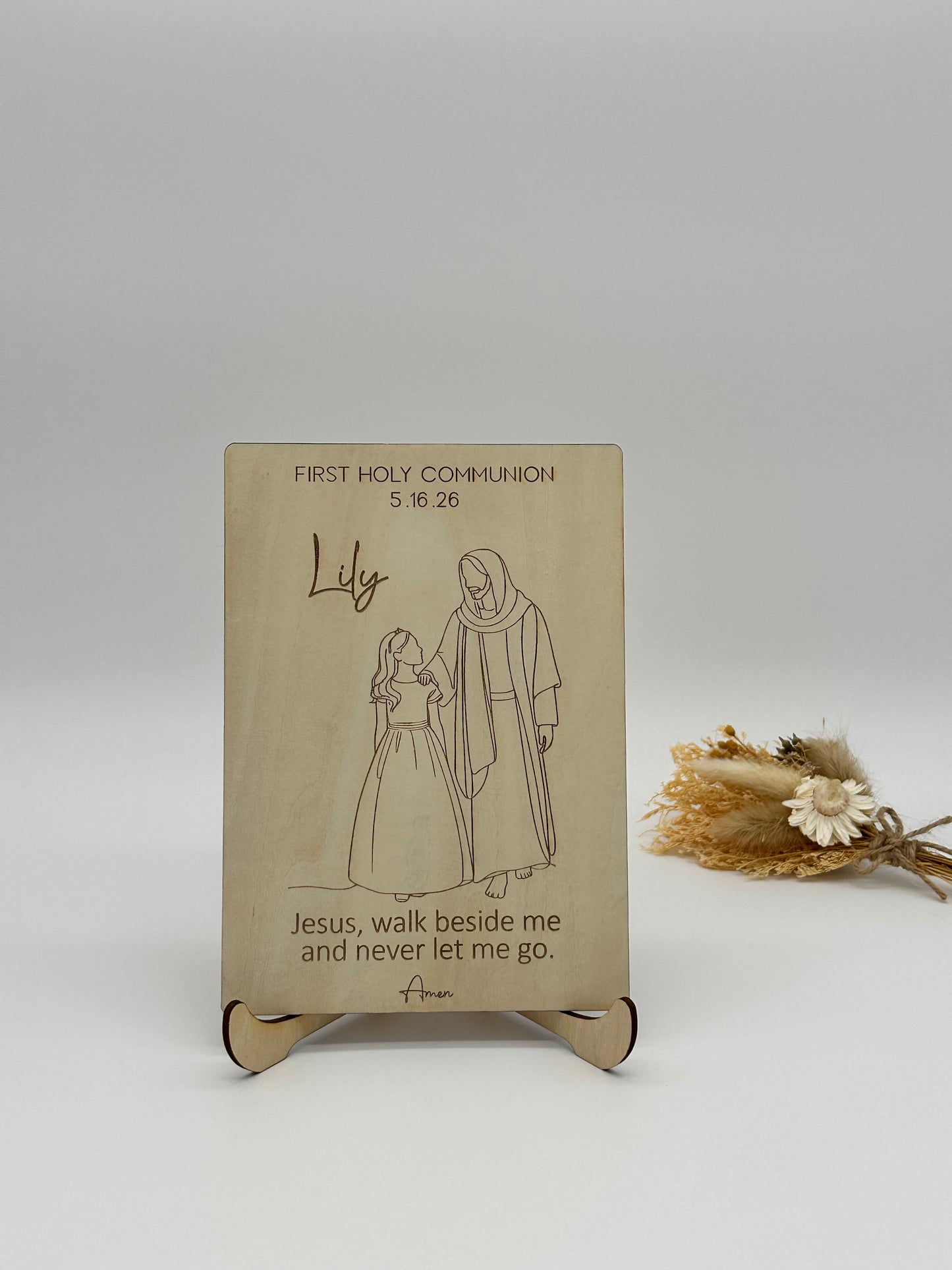 Child Walking with Jesus
