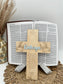 Personalized Olive Branch Cross Keepsake