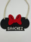 Personalized Mickey & Minnie Stroller Sign