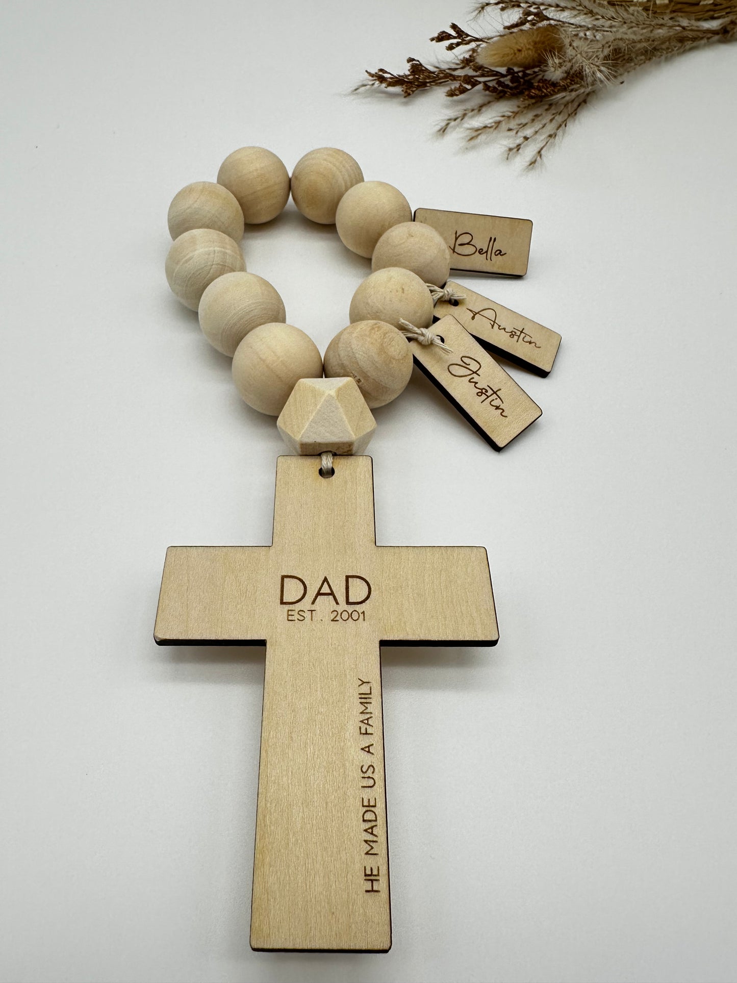 Dad Rosary with Kids’ Names