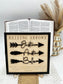 Raising Arrows Personalized Wood Sign