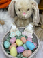 Personalized Bunny Butt Easter Basket Tag | Custom Name Bunny Tag | Baby Easter Basket Name Tag | Easter Keepsake Gift for Kids