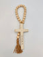 Grateful Heart Cross | Rustic White Inspirational Gift