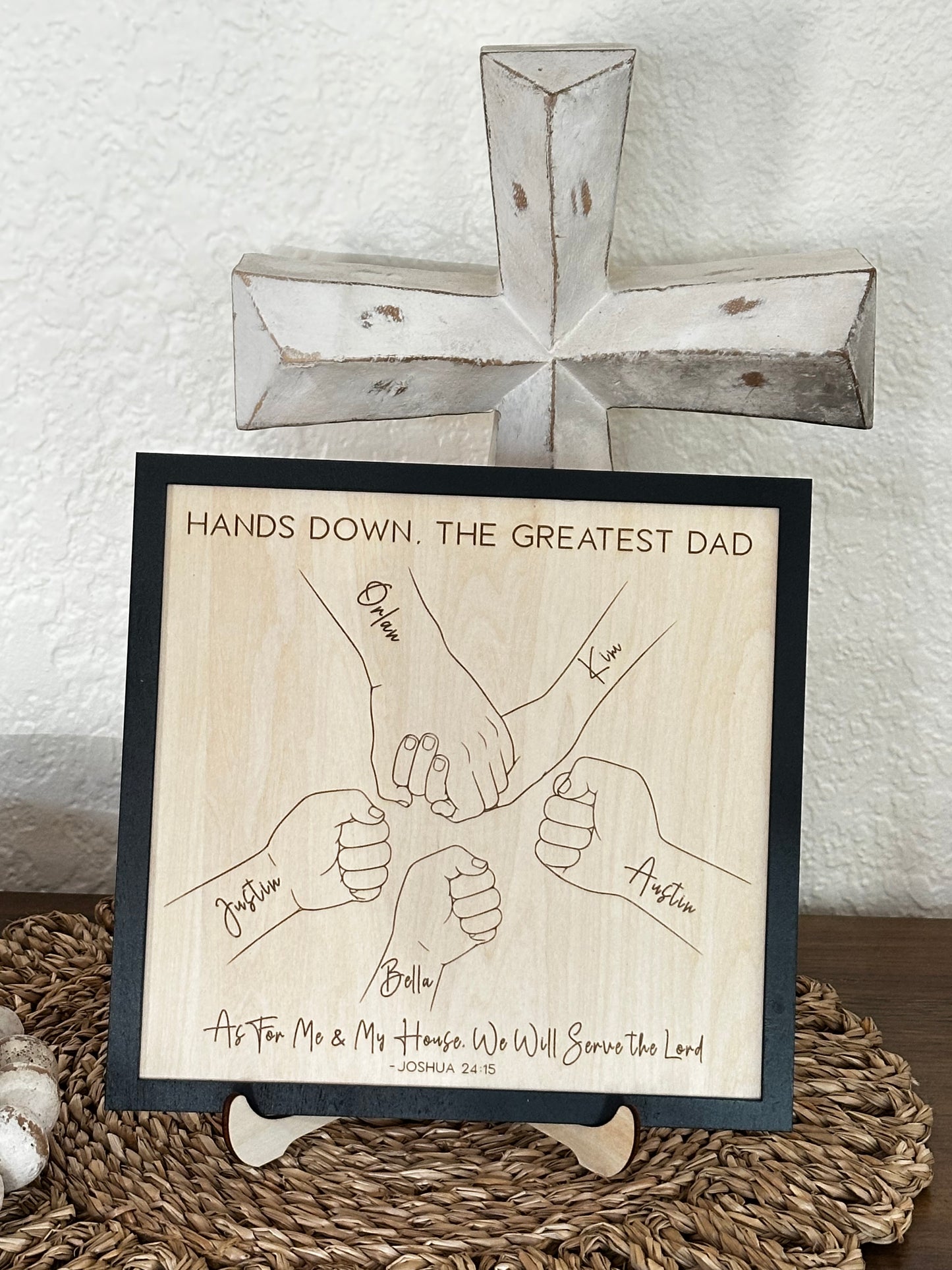 Hands Down the Greatest Dad Sign
