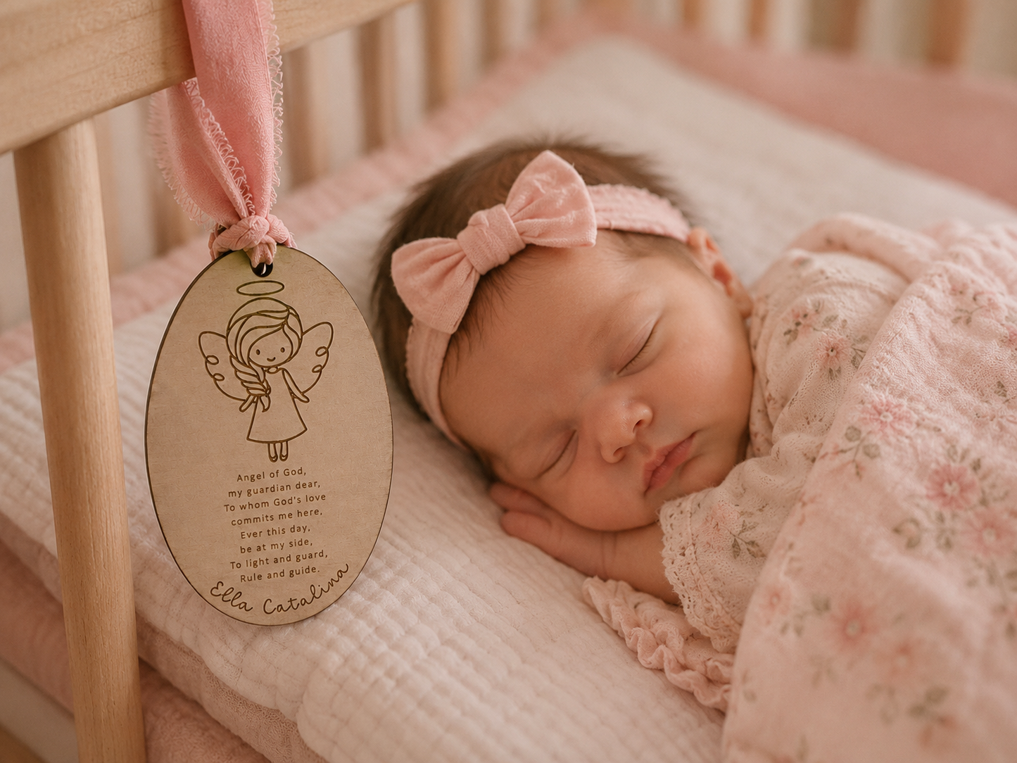 Personalized Guardian Angel Charm