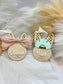 Personalized Easter Bunny Basket Tag with Name, Boy Bunny Tag with Baseball Cap, Custom Easter Basket Name Tag, Wooden Bunny Tag for Kids Easter Gift