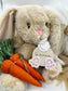 Personalized Bunny Butt Easter Basket Tag | Custom Name Bunny Tag | Baby Easter Basket Name Tag | Easter Keepsake Gift for Kids