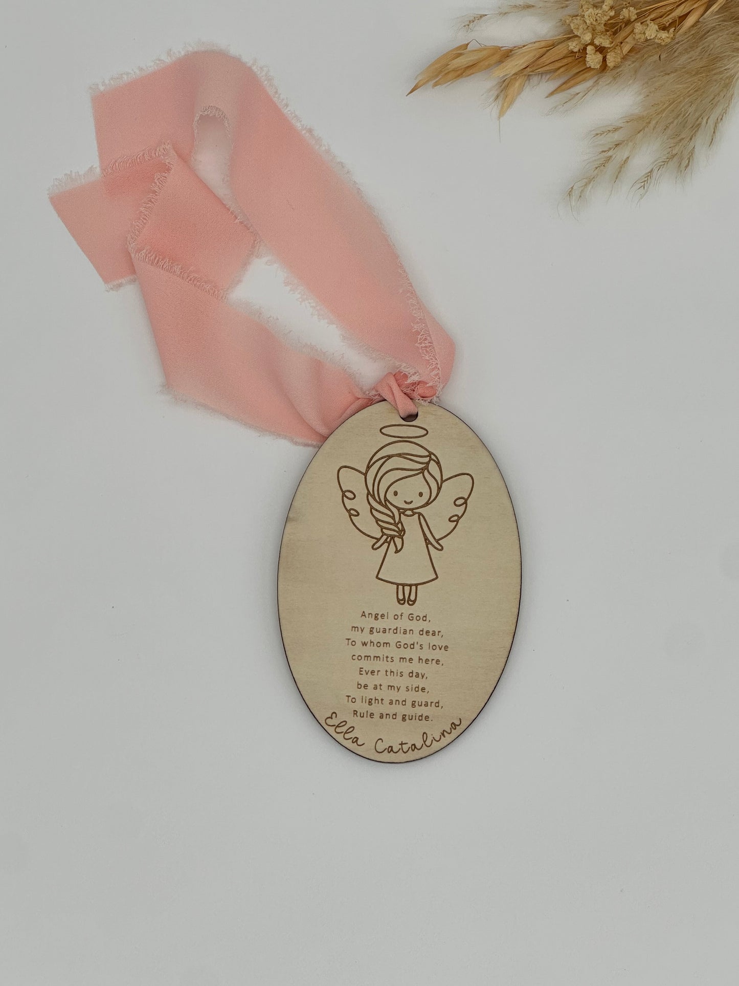 Personalized Guardian Angel Charm