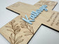 Personalized Olive Branch Cross Keepsake