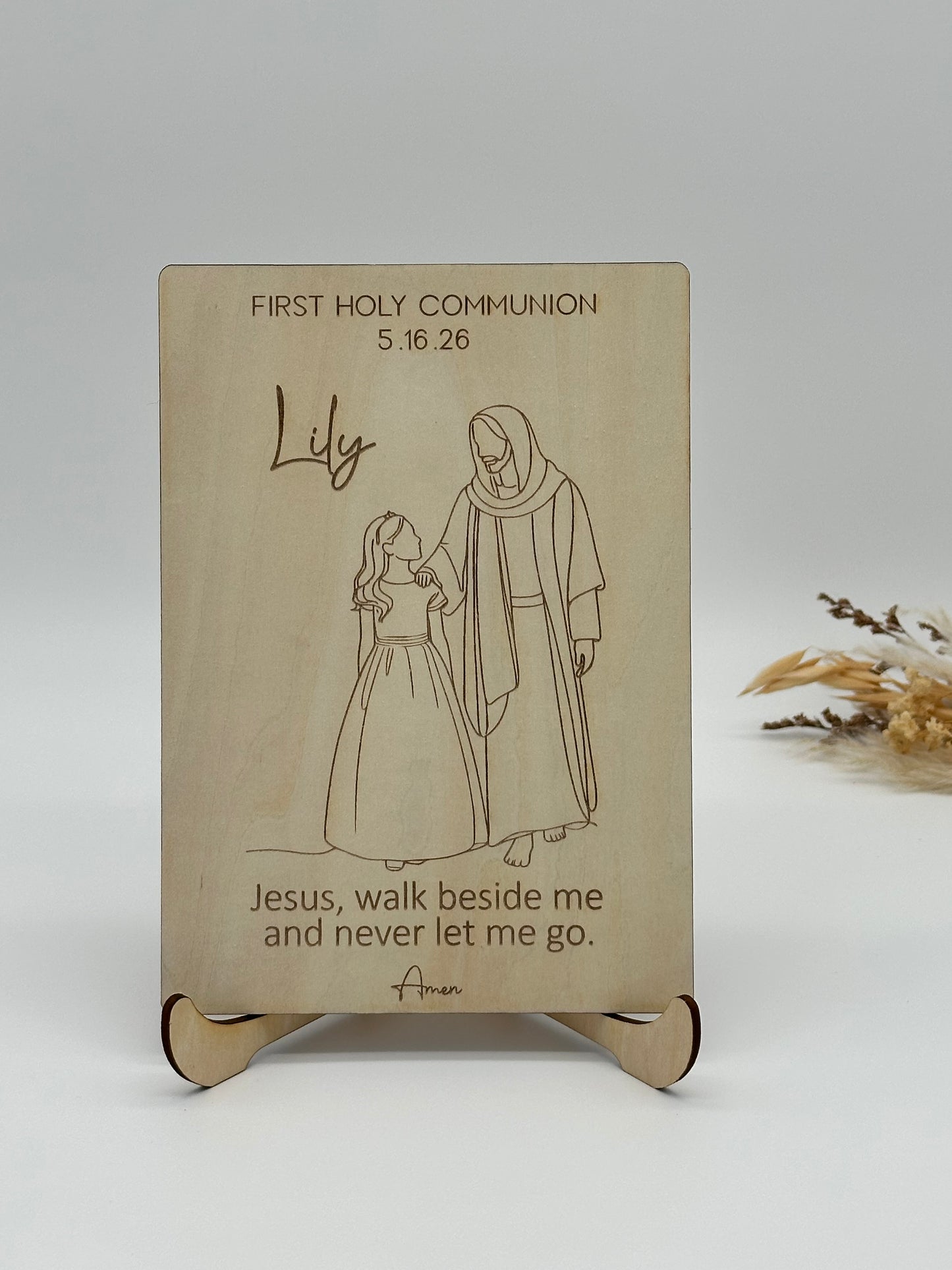 Child Walking with Jesus