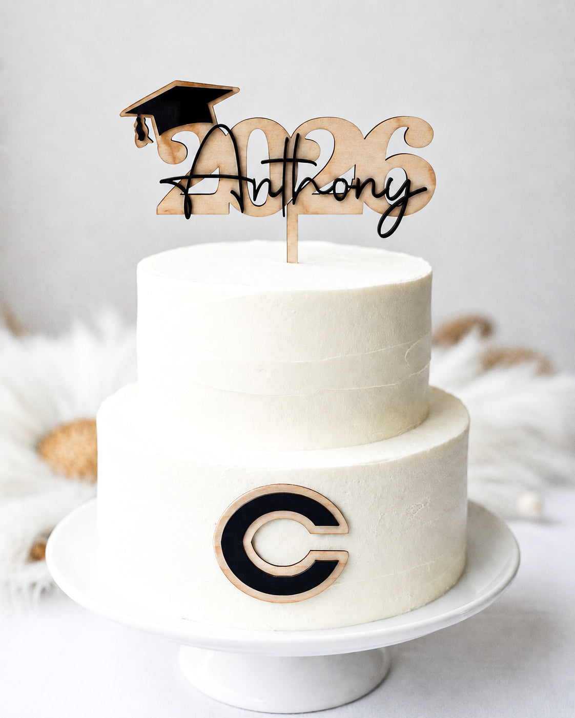 School Logo Cake Charm