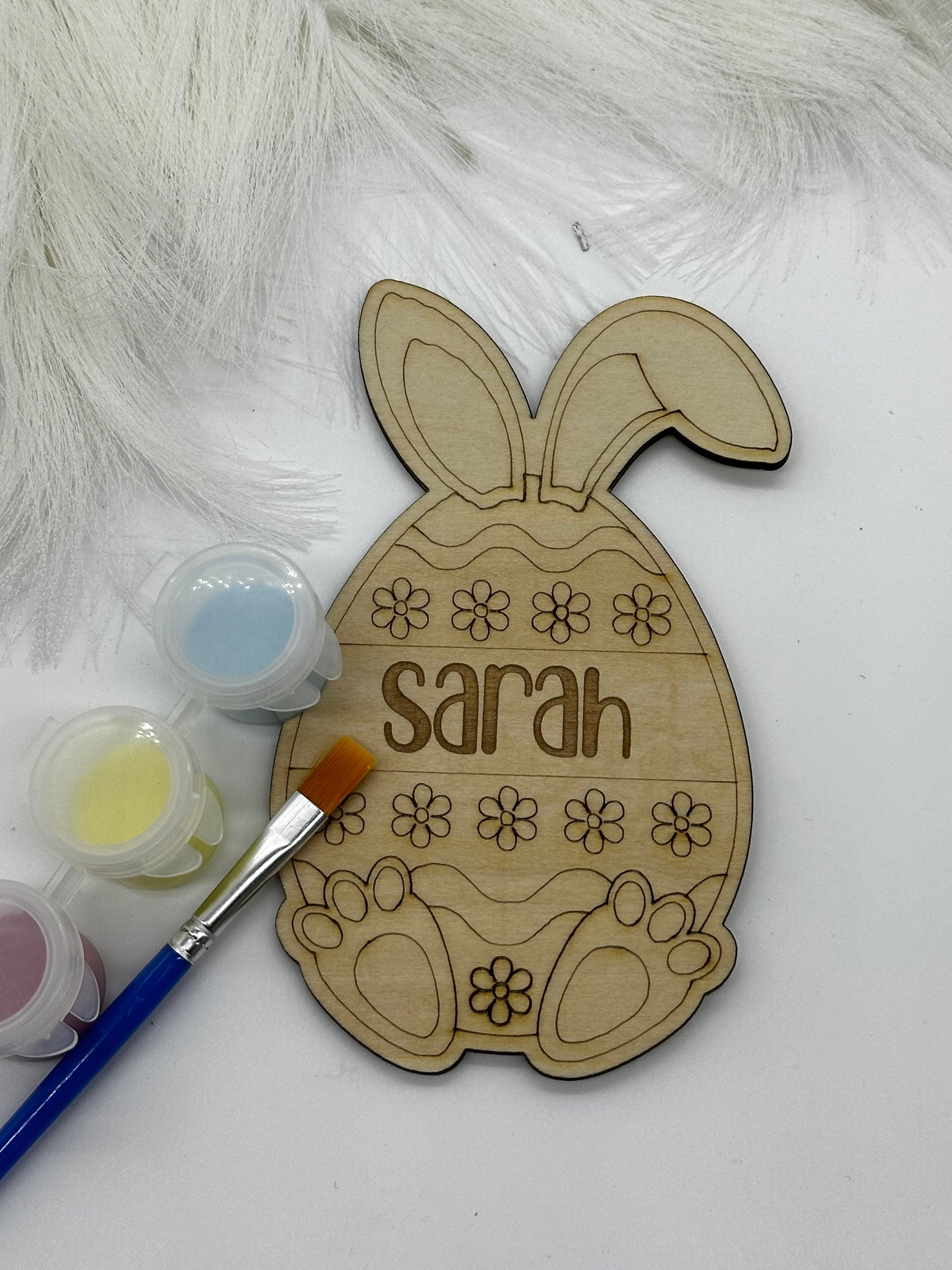 DIY Personalized Egg Painting Kit for Kids | Easter Craft Kit | Custom Name Easter Activity | Christian Easter Gift for Children